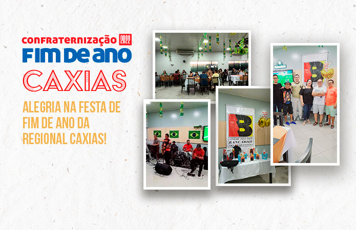 Alegria na Festa de Fim de Ano da Regional Caxias!